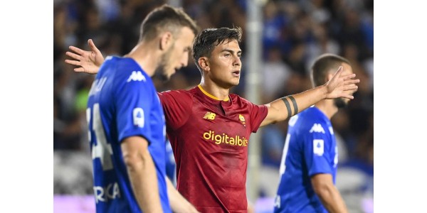 La Roma chiude la serie di sconfitte, Dybala segna con efficacia